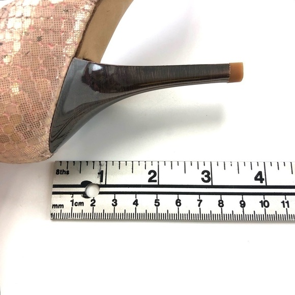 Marciano rose gold python print heels Size 6 - Picture 10 of 11